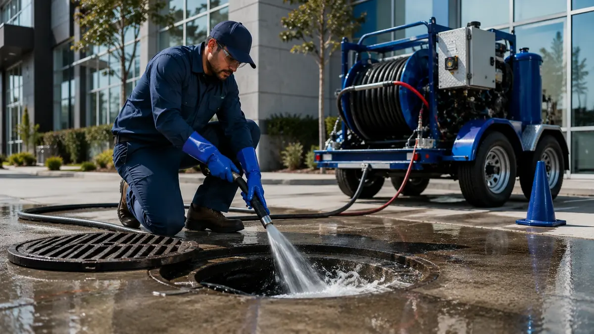 Commercial Hydro Jet Drain Cleaning in Monterey Park