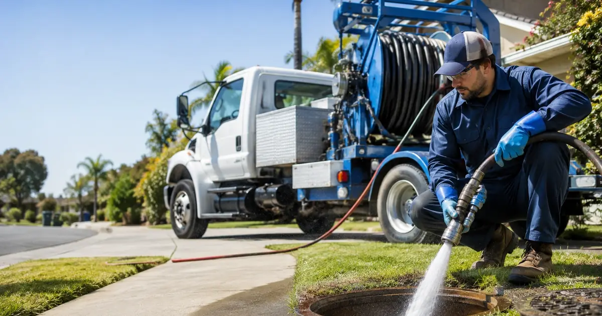 Hydro jet sewer cleaning Monterey Park