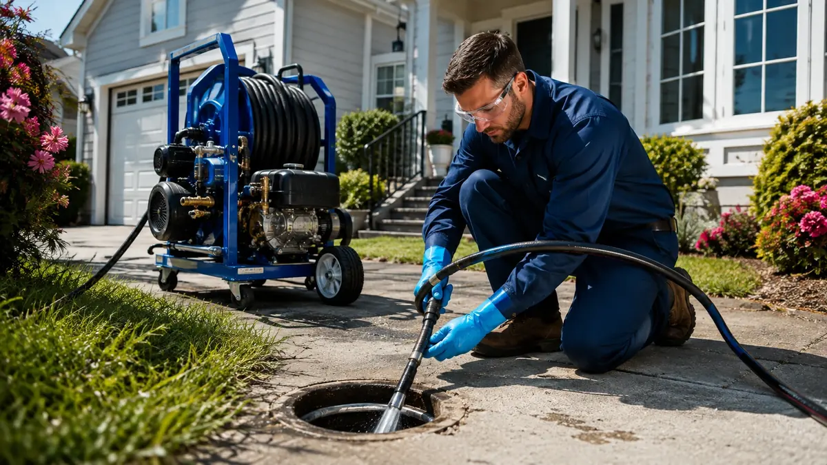 Residential Hydro Jet Drain Cleaning in Monterey Park