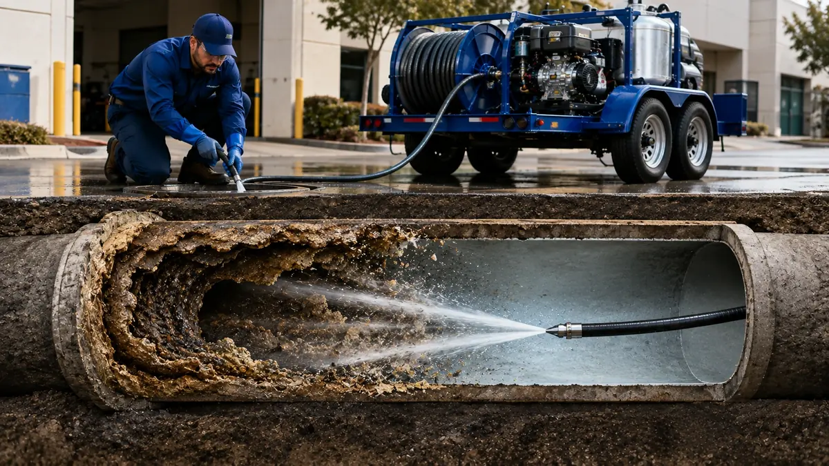 Sewer Pipe Descaling in Monterey Park